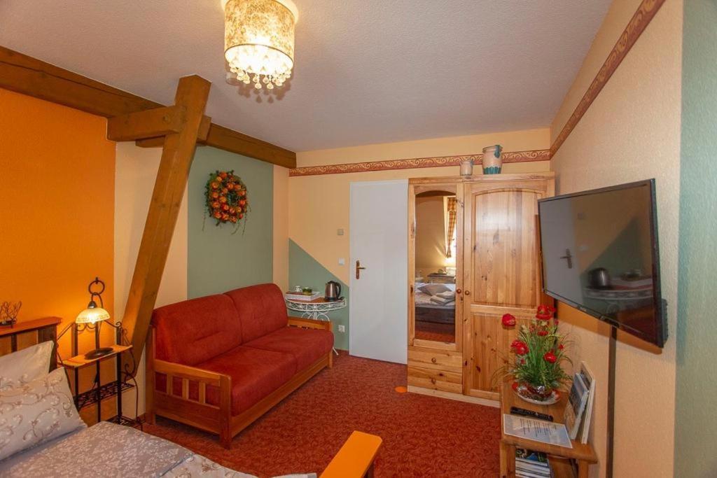 cafesahne u Pension Dranske Bagian luar foto
