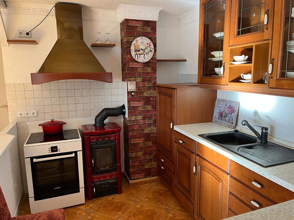 cafesahne u Pension Dranske Bagian luar foto
